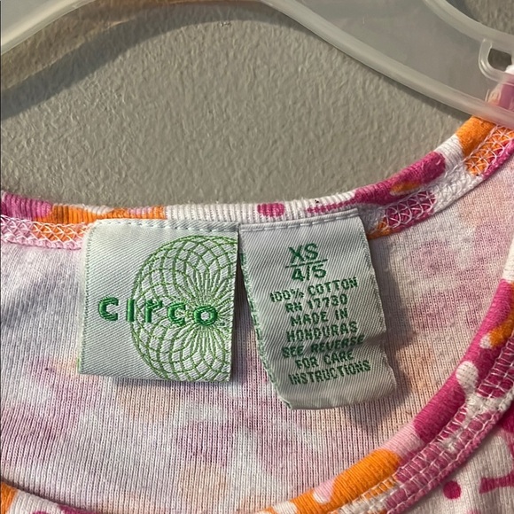 Circo Pink and Orange Floral Tank Top - Picture 2 of 4